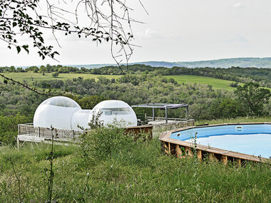 2 jours insolites en bulle de luxe avec bain bouillonnant privatif près de Montauban