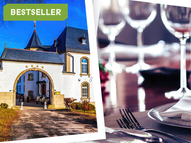 Luxueuze 2-daagse: kasteelverblijf met diner in bekroond restaurant