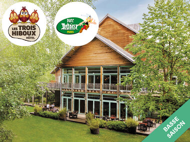 Parc Astérix 2026 : 2 jours + 1 nuit à l'Hôtel Les Trois Hiboux en basse saison