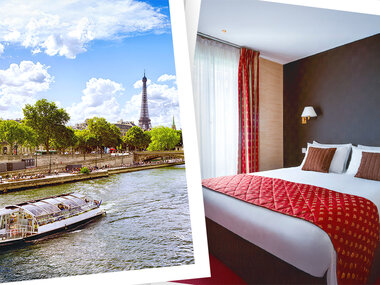 Échappée à Paris en hôtel 3* ou 4* avec 1h de croisière sur la Seine