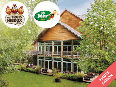 Parc Astérix 2026 : 2 jours + 1 nuit à l'Hôtel Les Trois Hiboux en haute saison