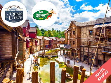 Parc Astérix 2026 : 2 jours + 1 nuit à l'Hôtel Les Quais de Lutèce 4* en haute saison