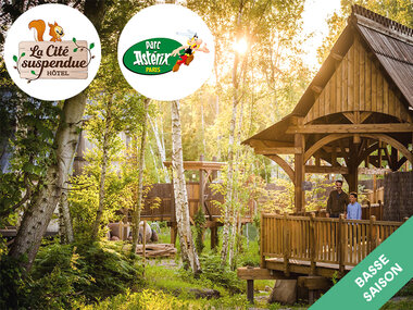 Parc Astérix 2026 : 2 jours + 1 nuit à l'Hôtel La Cité Suspendue en basse saison