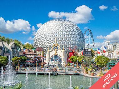 Europa-Park in famiglia: 2 ingressi adulti e 1 ingresso bambino in alta stagione per 1 giorno