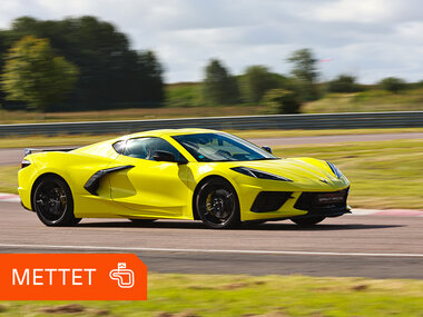 Rijden in een Corvette C8 op het circuit van Mettet