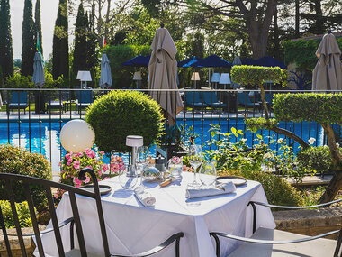 Menu 5 Plats dans un restaurant gastronomique près d'Avignon