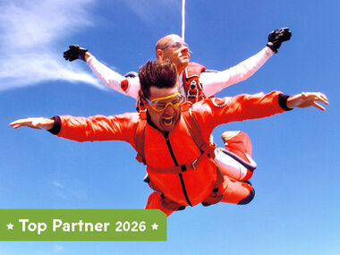 Saut en tandem à 13 000 pieds au Paracentrum Zeeland