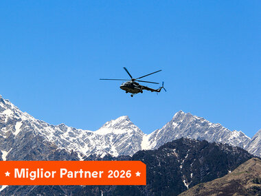 15 minuti di volo panoramico in elicottero per 4 sui laghi del Massiccio del Monte Bianco
