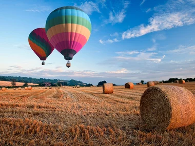 Volo in mongolfiera al Castello di Masino