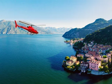 Volo in elicottero sul Lago di Como con posto da copilota