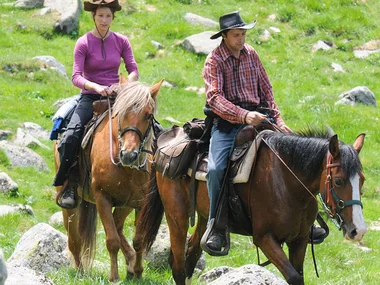 Rilassante passeggiata a cavallo