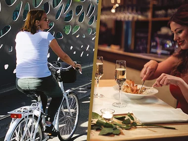 Sportieve fietstocht en gezellig diner in Antwerpen voor 2 personen