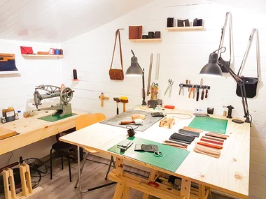 Atelier de maroquinerie