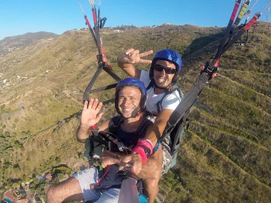 Volo in parapendio in Sicilia