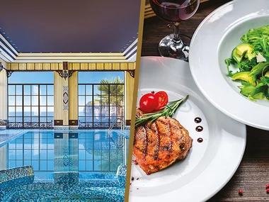 2 noches en balneario y cena de 3 platos con vino