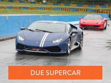 Ferrari F458 Italia e Lamborghini Huracán Avio sul Circuito di Varano de' Melegari