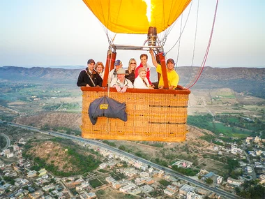 Paseo en globo aerostático en Cataluña