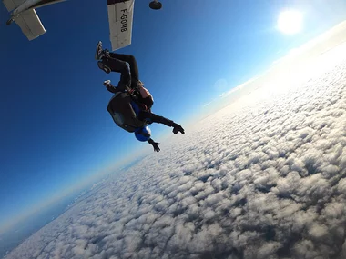 Saut en parachute au-dessus du bassin de Marennes-Oléron