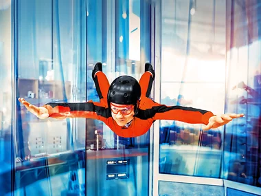 Plaisir de voler : simulation de chute libre