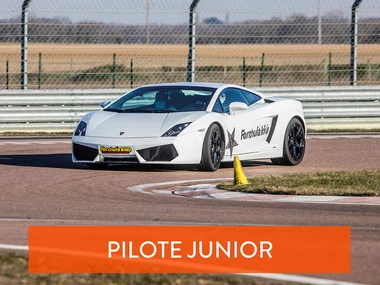 Stage de pilotage enfant au volant d'une Lamborghini Gallardo