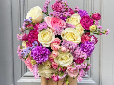 Livraison mensuelle d’un bouquet de fleurs à domicile pendant 3 mois