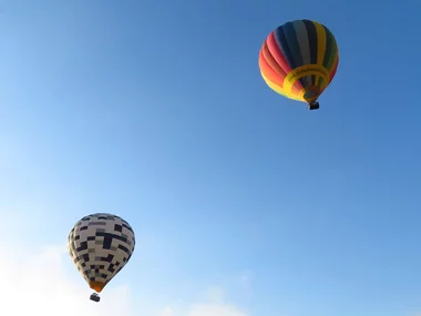 Paseo en globo aerostático en la región de Madrid