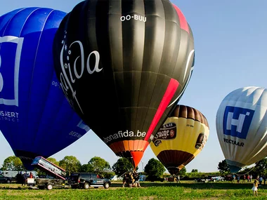 Ballonvaart in West-Vlaanderen
