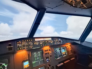 ¡Como un auténtico piloto!: simulador de vuelo en un Airbus A320 de 45 minutos