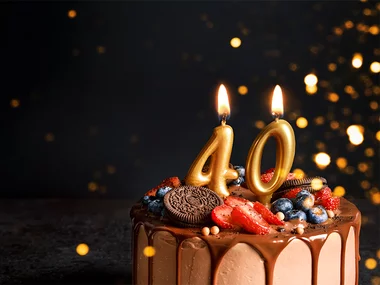 Gefeliciteerd met je 40ste verjaardag!