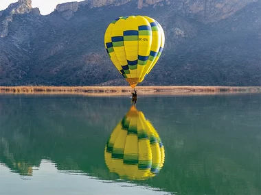 Vuelo en globo en Igualada con reportaje y aperitivo para 1