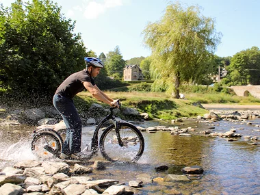 Tocht op een kickbike in de Druivenstreek voor 2