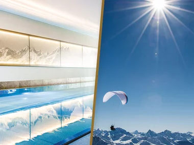 Nervenkitzel und Wellness in den Schweizer Alpen