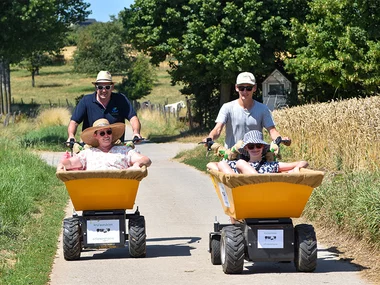 Krui'wandeling op de boerderij in Haspengouw