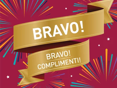Complimenti!