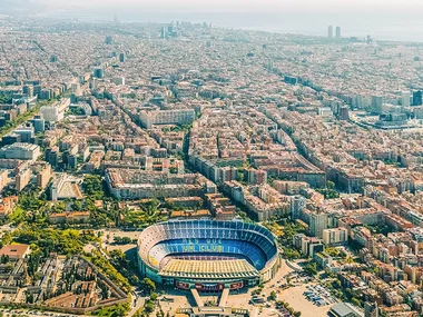 Vuelo en helicóptero sobre Barcelona