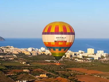 Un paseo en globo por Mallorca de 1h con vídeo y reportaje fotográfico