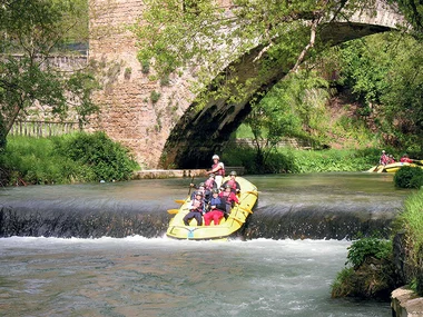 Discesa in soft-rafting e visita ai monasteri benedettini nel Lazio