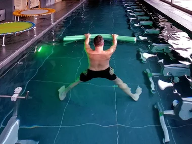 Koude sauna en onderwaterspinning voor 2 nabij Zottegem