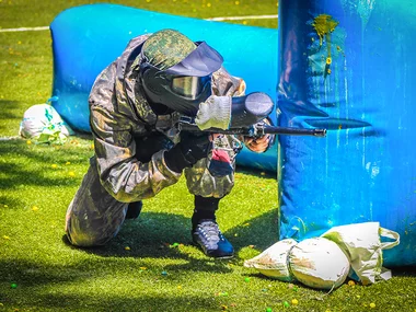 Partita di paintball a Lecco