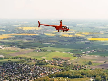 Privat helikoptertur i Danmark
