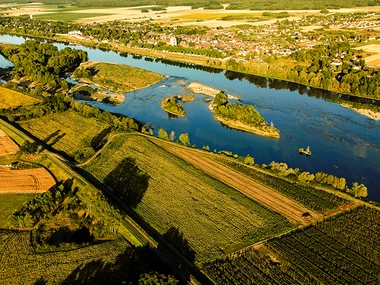 Vol en ULM au-dessus d'Angers et de la Loire
