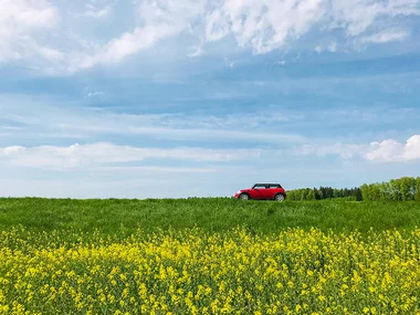 Guida in auto d'epoca in Toscana