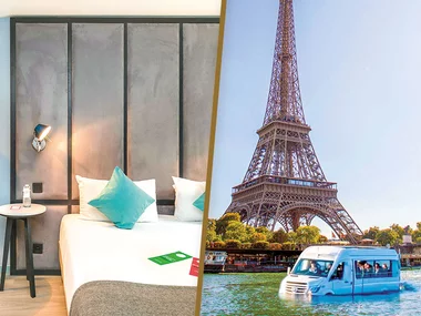 2 notti a Parigi con insolito tour in veicolo anfibio per 2 persone