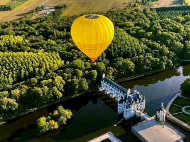 Vol en montgolfière pour 2 au-dessus du château de Chenonceau
