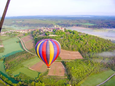 Vol en montgolfière à Vézelay
