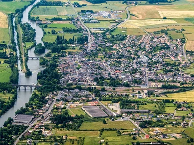 Vol en montgolfière au-dessus de la Sarthe
