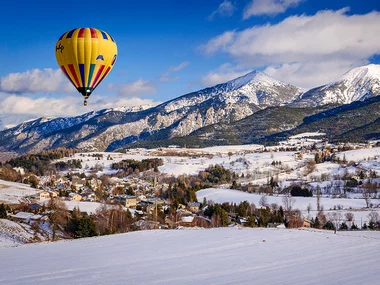Vol en montgolfière au-dessus des Pyrénées