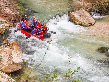 Rafting sui fiumi dell'Umbria