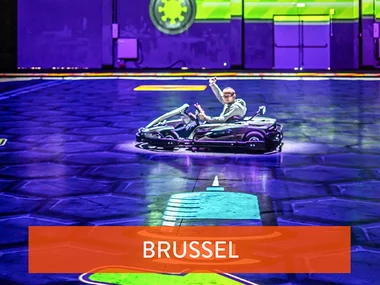 BattleKart op de site van Tour & Taxis in Brussel