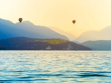 Vol en montgolfière près du lac d’Annecy